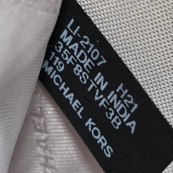 Michael Kors Jet Set Trifold Logo Large White Wallet - Picture 4 of 6